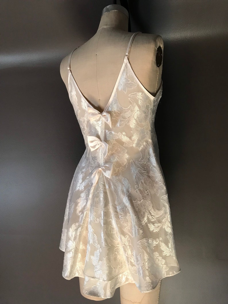 Vtg 90s Fredericks of Hollywood Babydoll Slip Dress image 9