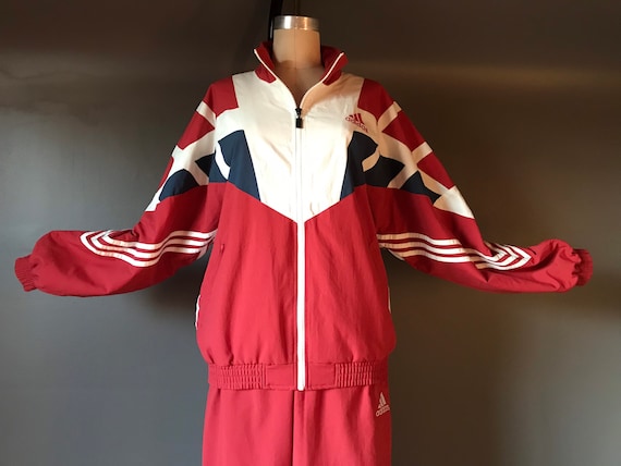 Vtg 90s European Adidas Tracksuit - image 1