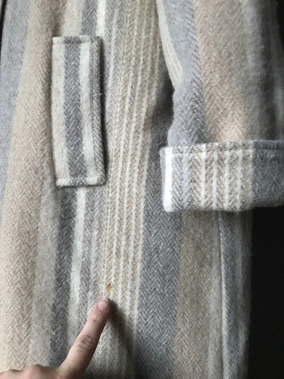 Vtg 70s 80s Wool Blend Overcoat - image 10