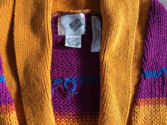 Vtg 90s Cardigan Sweater - image 3