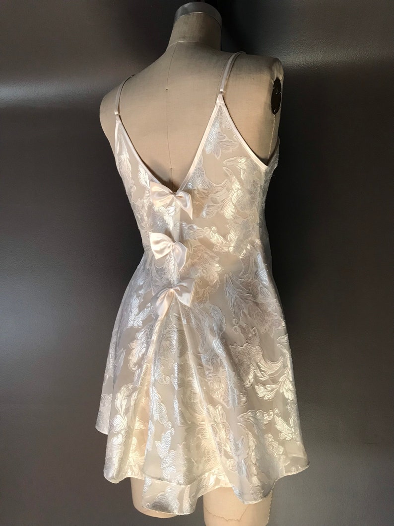 Vtg 90s Fredericks of Hollywood Babydoll Slip Dress image 4