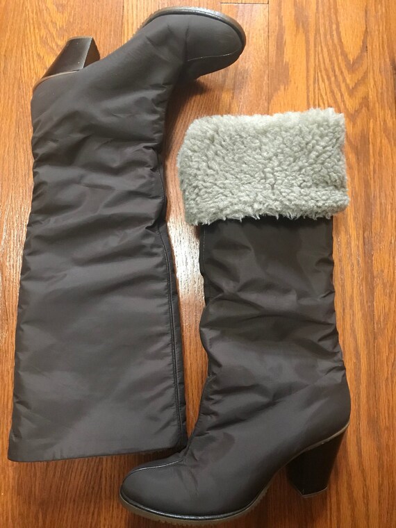 Vtg 70s Golo Boots / Snow & Rain Boots / Faux Shea