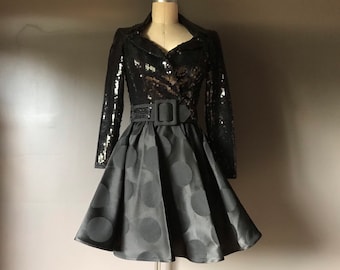 Vtg 80s 90s Tadashi Party Dress