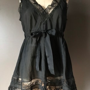 VTG Christian Dior noir nuisette nounours image 7