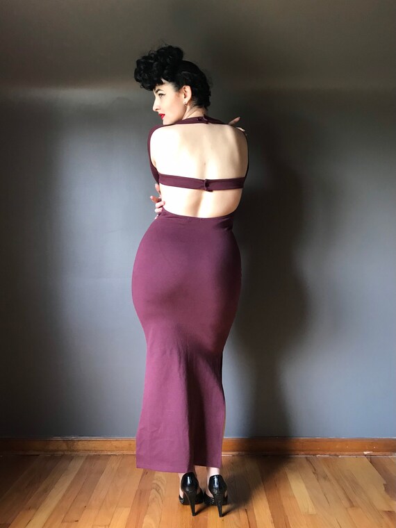Open Back Bombshell Dress
