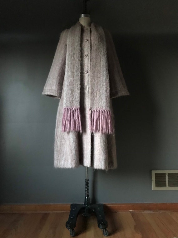 Vtg 70s Donegal Mohair Coat / Dublin Ireland