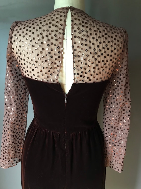 Vtg 70s 80s Bill Blass Cocktail Dress - image 5