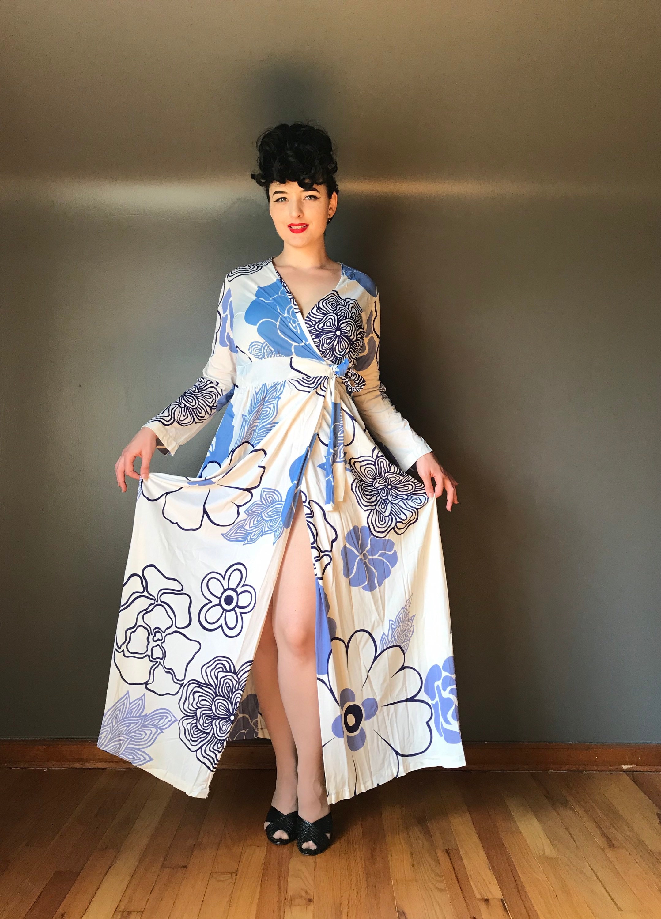 60s dressing gown