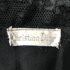 VTG Christian Dior noir nuisette nounours image 10