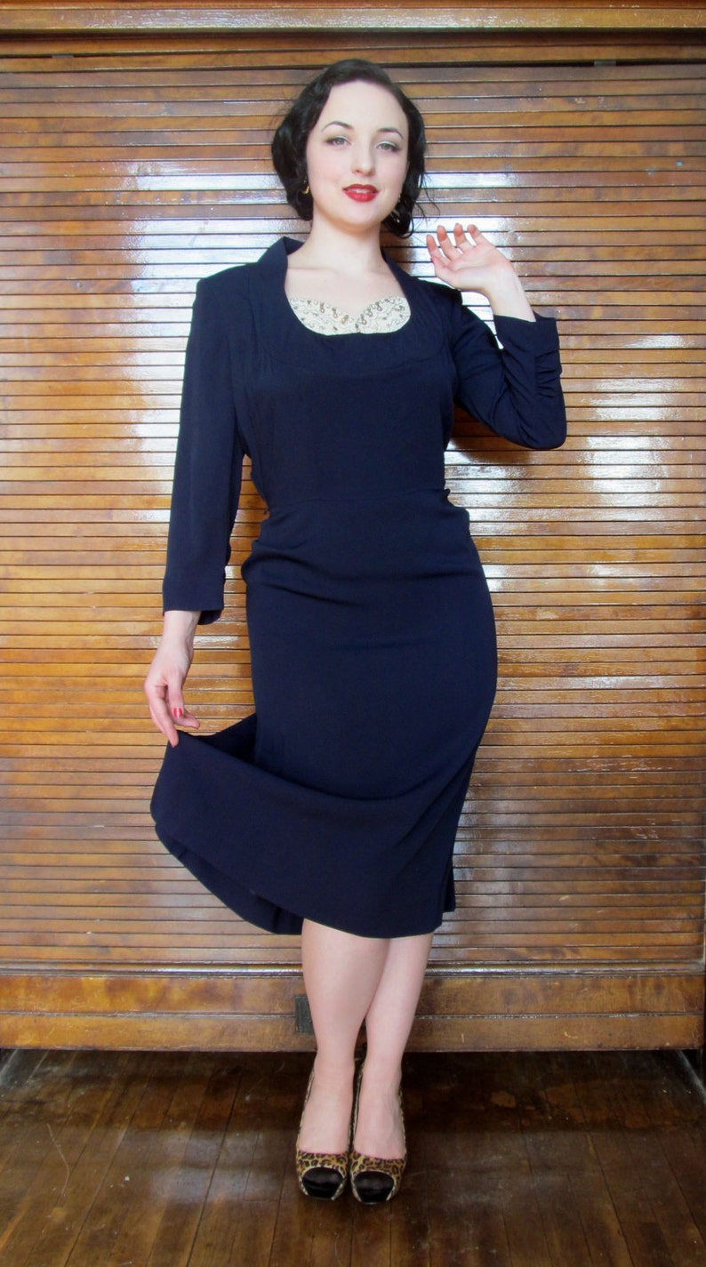 Vintage 1940s Paul Sachs Dress