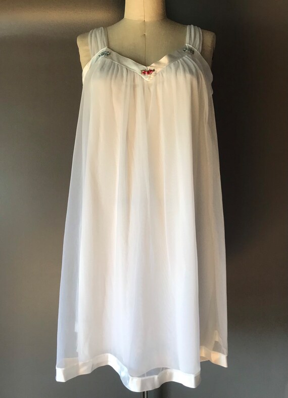 Vtg 60s Babydoll Slip Dress - image 5