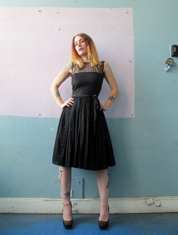 Vtg 50s 60s Cocktail Dress / Jonathan Logan