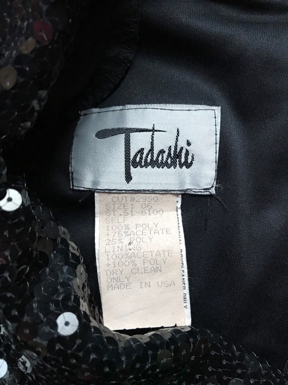 Vtg 80s 90s Tadashi Party Dress - image 10