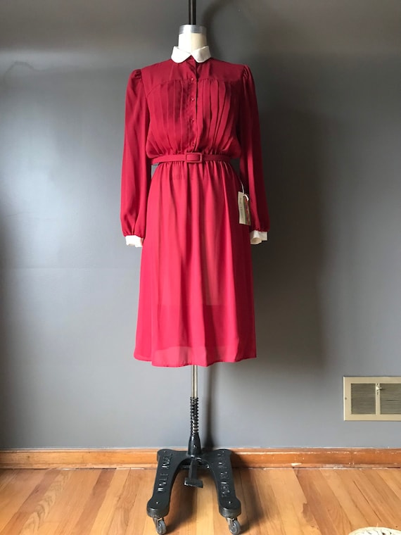 Vtg 70s 80s Susan Hlacacek for Bon Chance Dress