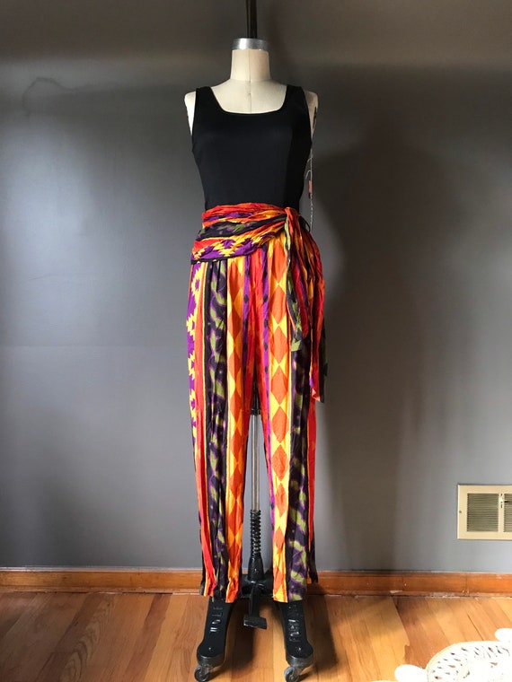 Vtg 80s Virgo II Jumpsuit Romper