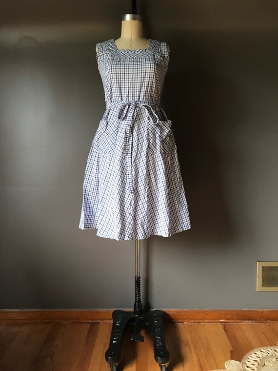 Vtg 40s House Dress - image 1