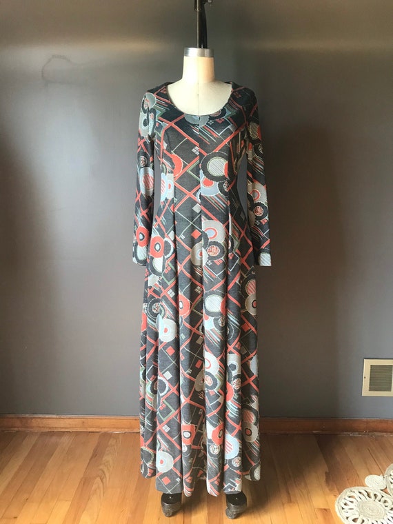 Vtg 70s Avalon Classics Maxi Dress - image 2