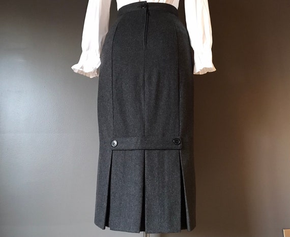 Vtg 80s Forenza Wool Blend Skirt - image 4