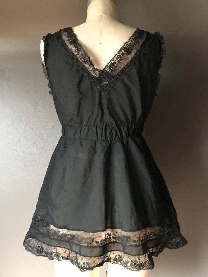 VTG Christian Dior noir nuisette nounours image 8