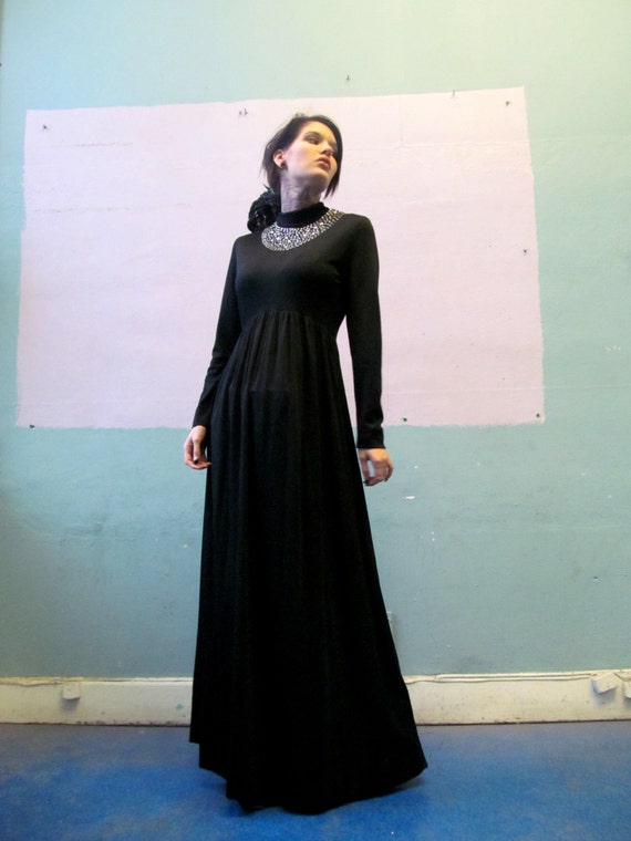 Vintage 70s Maxi / Witchy Woman Dress