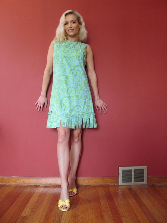 Vtg 60s Lilly Pulitzer Psychedelic Dress / Woodwar