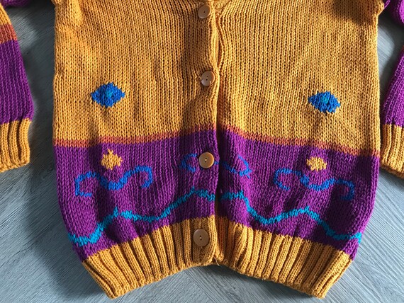 Vtg 90s Cardigan Sweater - image 4