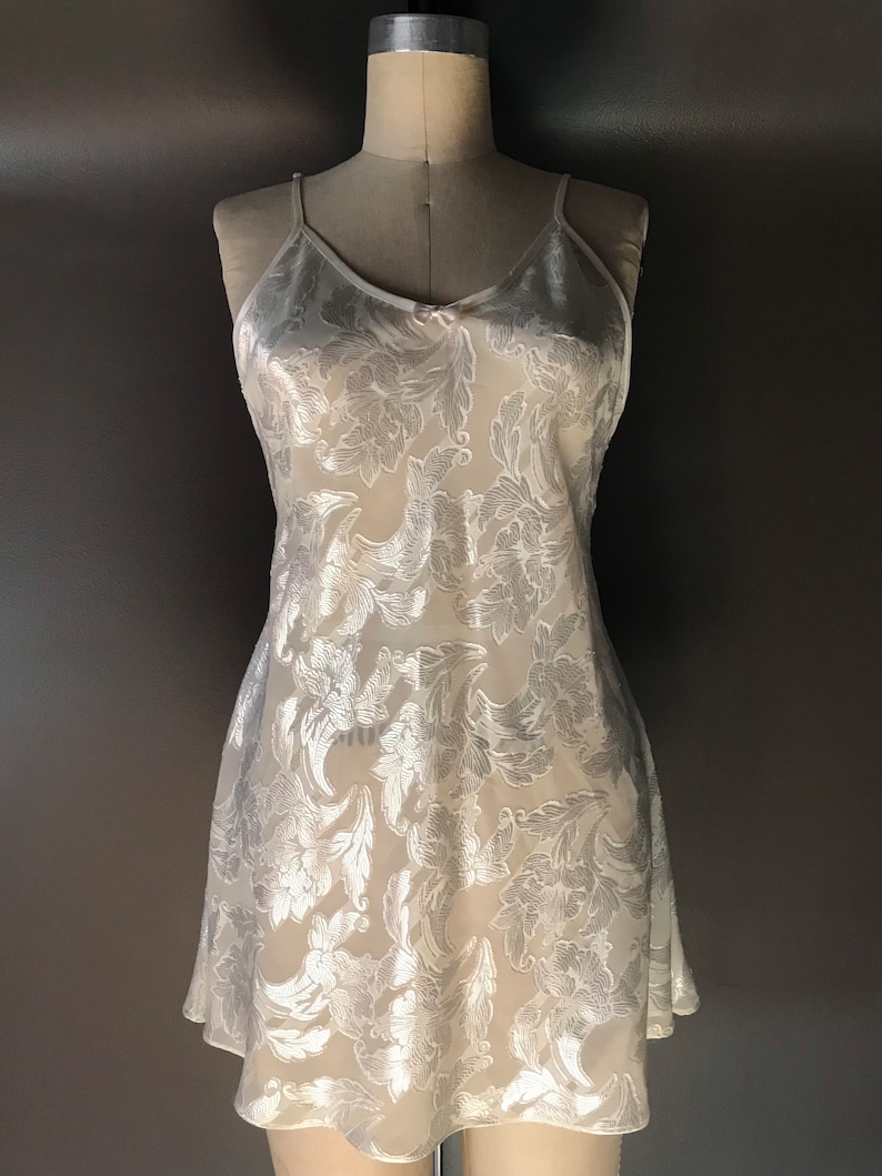 Vtg 90s Fredericks of Hollywood Babydoll Slip Dress image 2