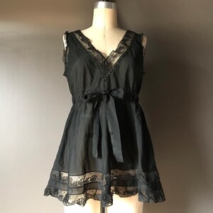 VTG Christian Dior noir nuisette nounours image 6