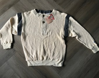 Vtg jaren '80 jaren '90 Guess katoenen trui/dode inventaris