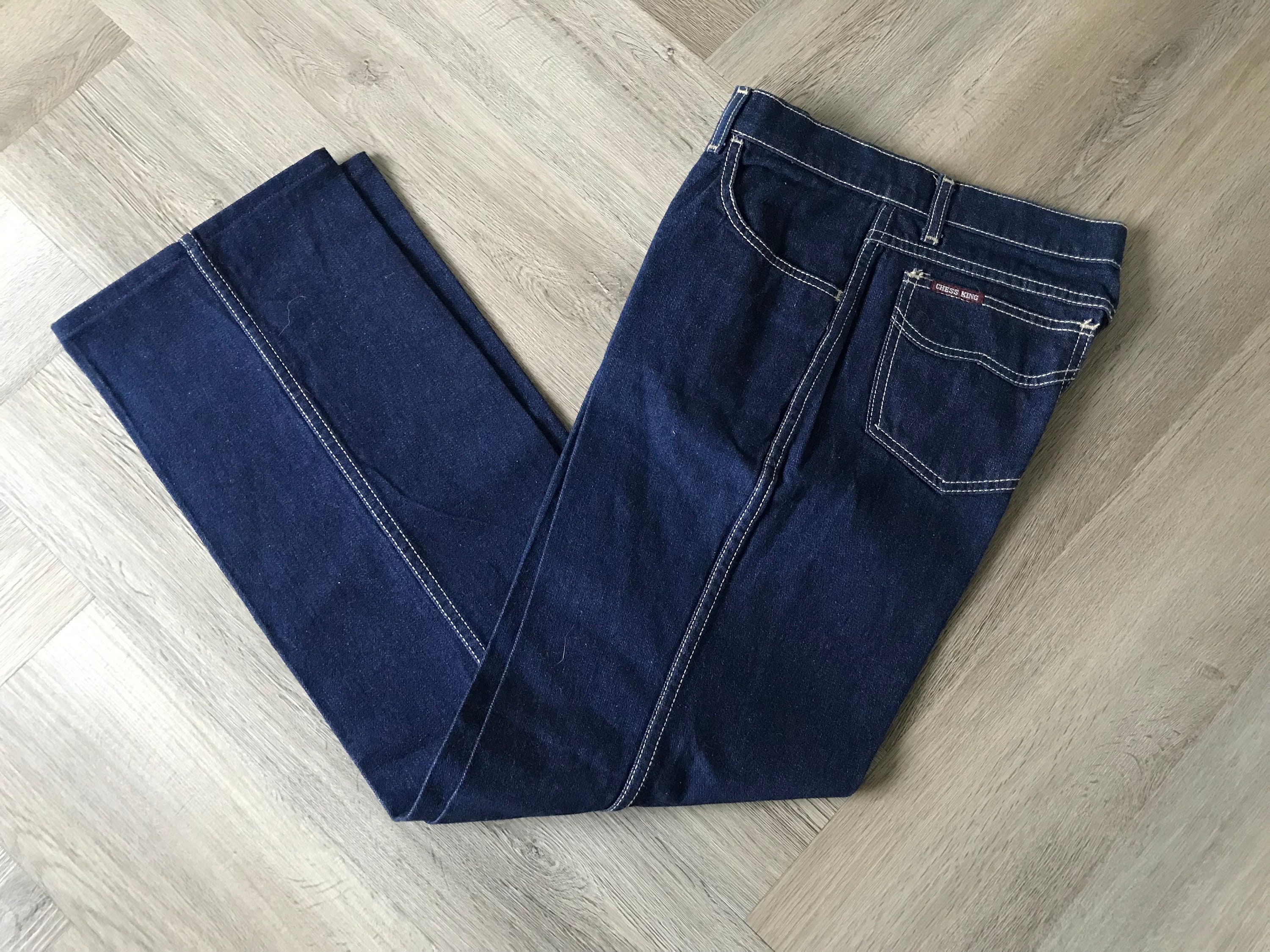 【即納】 Vtg 70s Chess King Dark Denim Jeans - Etsy パンツ