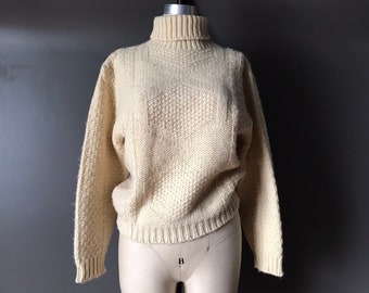 Vtg Turtleneck Pullover Sweater