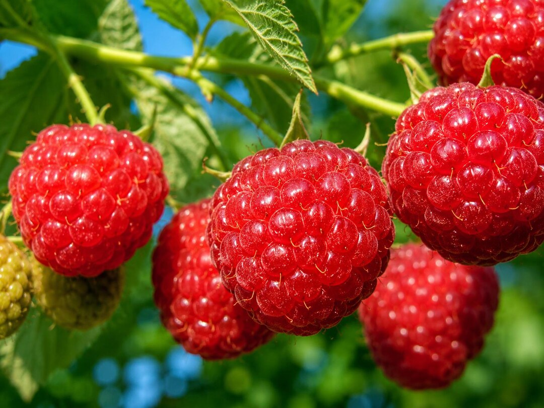 Gmo Raspberries 100 Raspberry Seeds Rubus Idaeus Sweet Berry Fruit Seeds Garden Plant ...