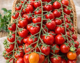 Waterfall Cherry Tomato Seeds 150+ | Ultra Sweet Trailing Tomato for Pots & Hanging Baskets