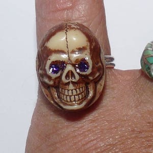 juwelen Schedelring Dag van de Doden doodsdag schedelring halloween ring
