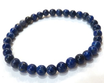 Lapis lazuli bracelet blue gemstone jewelry for women girl on etsy