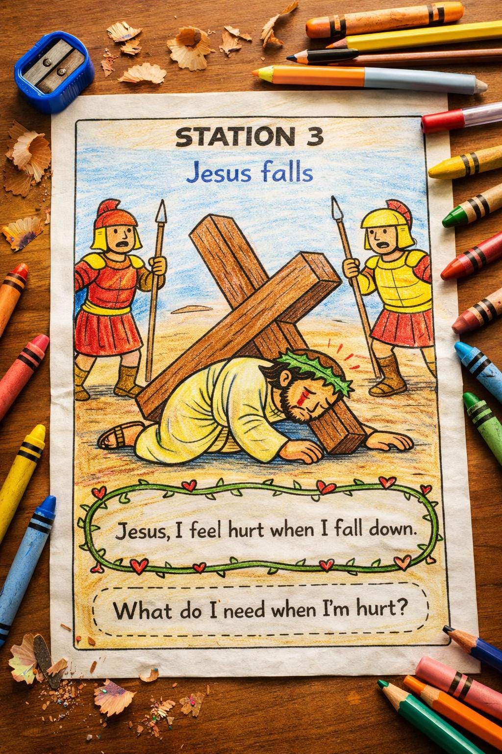 Catholic Stations of the Cross Coloring Book Kids Ages 5-8, Lent ...
