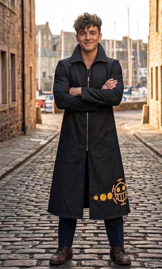 Trafalgar law coat - Etsy Portugal