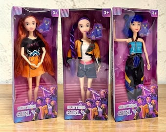 Muñecas Kpop Cazadoras de Demonios, Set de Muñecas Rumi Mira Zoey, Muñecas de Cumpleaños para Niños, Regalo para Niños