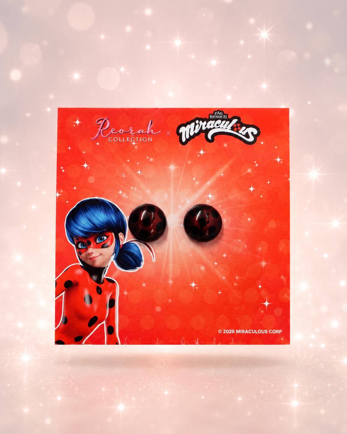 Spreadshirt Boîte à Goûter Miraculous Ladybug – Taille Unique, Rouge, Sans BPA, Double Fermeture Sécurisée