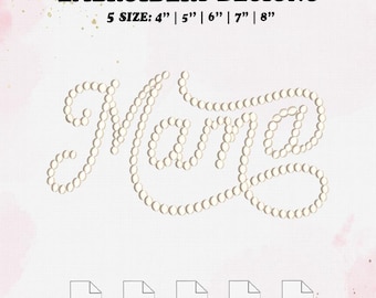 Mama Embroidery Design, Mother Day Embroidery File, 5 Size, Instant Download.