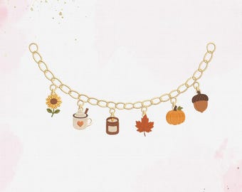 Fall Necklace Embroidery Design, Autumn Embroidery File, 5 Size, Dst, Jef, Vp3, Pes, Exp.
