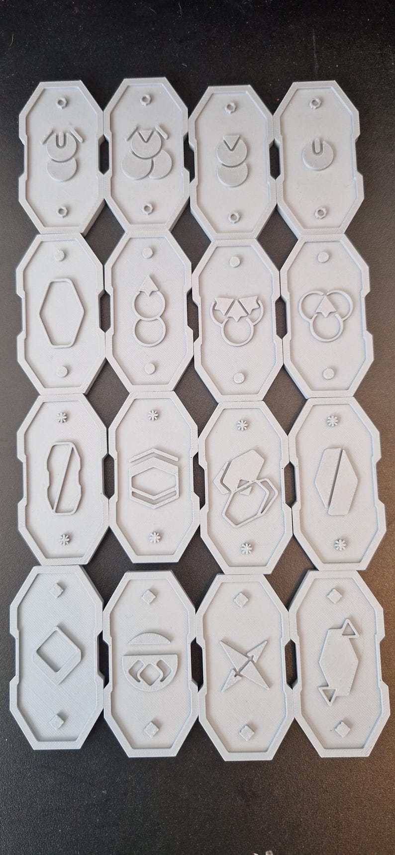 Token In Grid Pattern Kessel Sabacc 16 Shift Tokens - Etsy UK