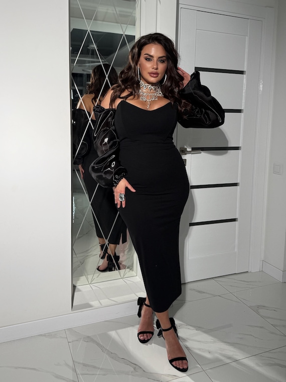 bodycon midi dress for curvy Aura Plus Size Dresses for Curvy Women Summer Casual Wrap Bodycon Midi Short Sleeve Pleated Dress 14-26, Women's, Size: 3XL