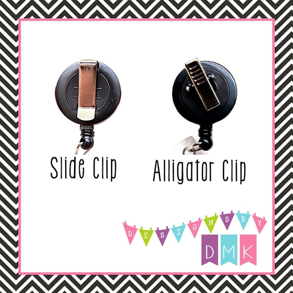 LDRP Heart - Grey Chevron - Button Badge Reel - Retractable ID Holder Alligator or Slide Clip - Name Tag Holder - Obgyn Labor and