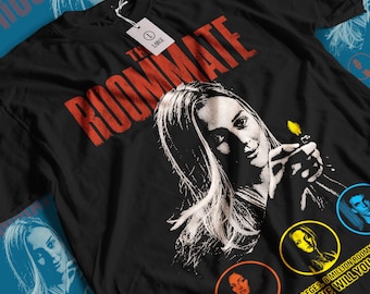 Camiseta de la película El compañero de cuarto: Camiseta gráfica unisex de terror vintage