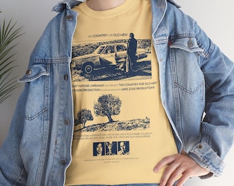 Camiseta de la película No es país para viejos: Camiseta gráfica vintage