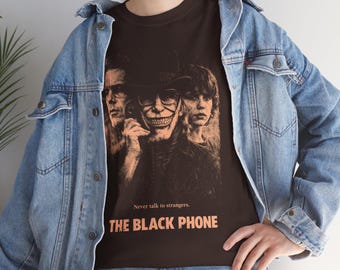 Camiseta de la película El Teléfono Negro: Camiseta gráfica de terror vintage
