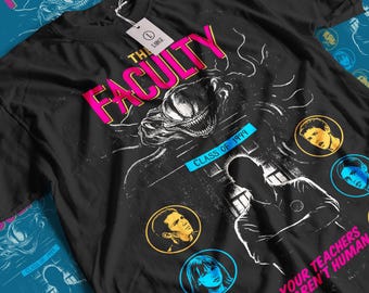 Camiseta de la película "La Facultad": Camiseta unisex con gráficos de terror vintage