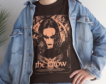 Camiseta de superhéroe de la película El Cuervo: Camiseta gráfica vintage