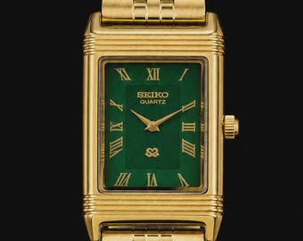 Vintage Seiko Dolce 8J41-5000 Gold Tank Quartz Men's Watch — Near